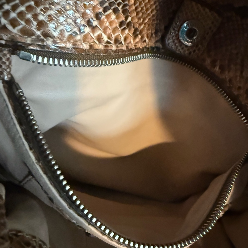 Prada Exotic Python Pitone Large Top Handle Shoul… - image 6